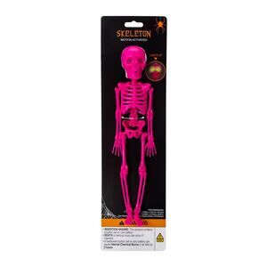 🔥Mini Neon Skeleton With Light-Up Eyes 10in Pink BNWT🔥